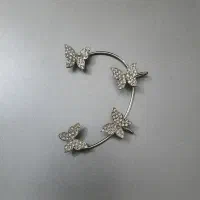 گوشواره لاله گوش طرح پروانه