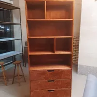 ((حراج)) کتابخانه قفسه شلف کشودار چوبی متن مهم|کتابخانه، شلف، قفسه‌های دیواری|تهران, بازار|دیوار