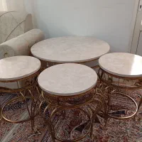 ساعت ایستاده و بوفه و مبل