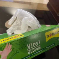 دستکش وینیل خارجی  و ماسک