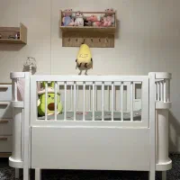 تخت نوزاد نوجوان شو همراه با تشک