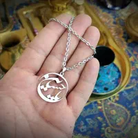 زنجیر و پلاک گردنی استیل طرح یا حسین ع