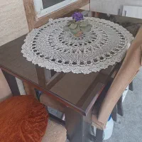 میز نهارخوری 4نفره|میز و صندلی غذاخوری|رشت, چله خانه|دیوار