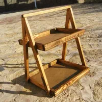 استند چوبی پاسماوری دوطبقه واسپرسو|صنایع دستی و سایر لوازم تزئینی|مشهد, کوی سیدی|دیوار