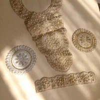 پنل و مروارید دوزی یقه|لوازم خیاطی و بافتنی|مشهد, طلاب|دیوار