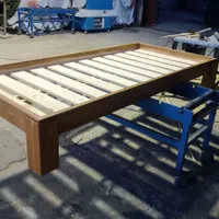 تخت خواب تمام چوب