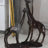 دکوری کنار سالنی زرافه مجسمه آکسسوری