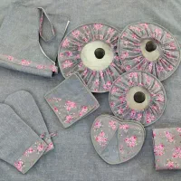 سرویس پارچه ای خانه و آشپزخانه عروس|سفره، حوله، دستمال آشپزخانه|سبزوار, هفت تیر|دیوار