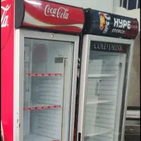 دو عدد یخچال نوشابه کوکا اوگور و عرض 70 هایپ
