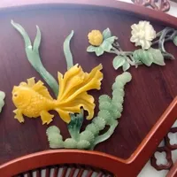 تابلو بسیار زیبای ژاپنی ترکیب چوب وبارفتن|کلکسیون اشیاء عتیقه|ورامین, |دیوار