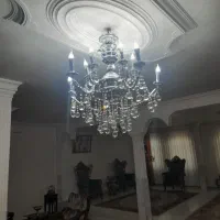 لوستر ۸شعله استیل|لوستر و چراغ آویز|گلستان (تهران), |دیوار