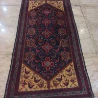 دو عدد قالیچه دستبافت کتیبه دار نفیس