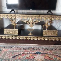 میزتلویزیون برنزی محکم