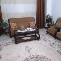 مبل ۷ نفره به همراه جلو مبلی  میز عسلی تخفیف ویژه