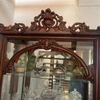 بوفه چوب گردو|بوفه، ویترین، کنسول|چمستان, |دیوار