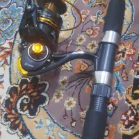 چوب ماهیگیری ۳ و نیم متر (لنسر)،با چرخ ۷۰۰۰ آکبند|ماهیگیری|چابهار, |دیوار