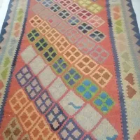 گلیم دستبافت ۱ در ۲ قدیمی|گلیم، جاجیم، گبه|فردیس, شهرک سپاه|دیوار