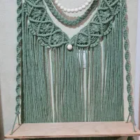 دیوار کوب مکرومه