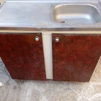 ۶ متر کابینت آشپزخانه بسیار تمیز با هود و سینک|مصالح و تجهیزات ساختمان|کرمان, |دیوار