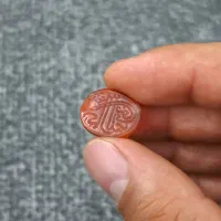 عقیق خطی کهنه|کلکسیون اشیاء عتیقه|شیراز, فلکه گاز|دیوار