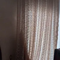 پرده حریر ساده باوالن