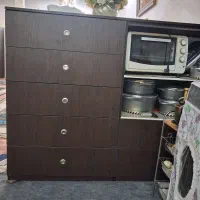 اوپن اشپزخانه|کتابخانه، شلف، قفسه‌های دیواری|قم, زاویه|دیوار