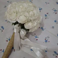 دسته گل عروس بسیار شیک|گل مصنوعی|بهارستان, |دیوار