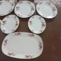 دیس گل قرمز ژاپن|کلکسیون اشیاء عتیقه|لنجان, |دیوار