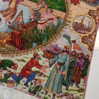 تابلو فرش دستبافت ۳متری. تاریخی تبریز چله ابریشم|تابلو فرش|تهران, پونک|دیوار