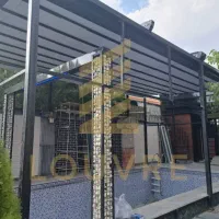سقف استخر، سقف متحرک، سازه چادری
