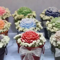 باکس گل شمعی|صنایع دستی و سایر لوازم تزئینی|رشت, سلیمانداراب|دیوار