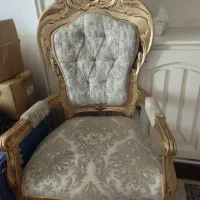 مبل استیل 9نفره  تازه رنگ شده و پارچه عوض شده|مبلمان خانگی و میز عسلی|مشهد, هفده شهریور|دیوار