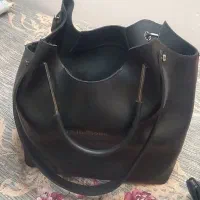 فروش کیف بزرگ مشکی همراه بایک عدد کیف کوچک|کیف، کفش، کمربند|سبزوار, فرهنگیان|دیوار