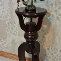 تلفن چوبی پایه دار
