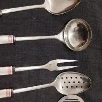 سرویس کفکیر ملاقه استیل|ظروف سرو و پذیرایی|میاندوآب, |دیوار