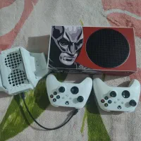 xbox series s ایکس باکس دو دسته و فن شارژر
