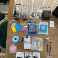 لوازم اکستنشن مژه کامل نو و سالم