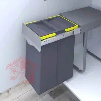 سطل زباله تک مخزنه 20 لیتری پلاتین مدل 3611