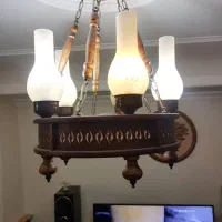 لوستر چوبی|لوستر و چراغ آویز|کرج, عظیمیه|دیوار