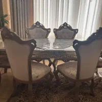 میز نهارخوری درحد نو ۶ نفره|میز و صندلی غذاخوری|قزوین, |دیوار