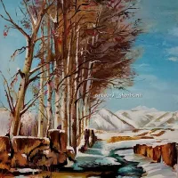 اثر هنری رنگ روغن