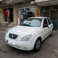 تیبا ۲ هاچبکExآپشنال سفیدمدل۱۳۹۸درحدنصف گلگیر رنگ