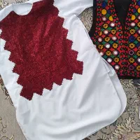 لباس محلی یقه دست دوز