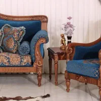 مبل تمام چوب راش و منبت کاری کار دست