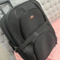 دوعدد چمدان مشکی سالم