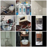 نصب سرویس پکیج رادیاتور پمپ آب شیرآلات کولرآبی