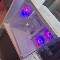 قاب کیس آکواریومی گیمینگ سفید همراه RGB|قطعات و لوازم جانبی رایانه|نیشابور, هفده شهریور|دیوار