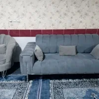 مبل تخت شو پایه استیل