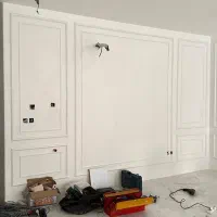 قاب بندی دیوار قرنیز پی وی سی پلی اورتان|مصالح و تجهیزات ساختمان|رشت, دیلمان|دیوار