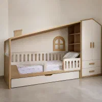 تخت کودک و نوجوان مدل فانتزی کلبه|تخت و صندلی بچه|مشهد, دوست آباد|دیوار